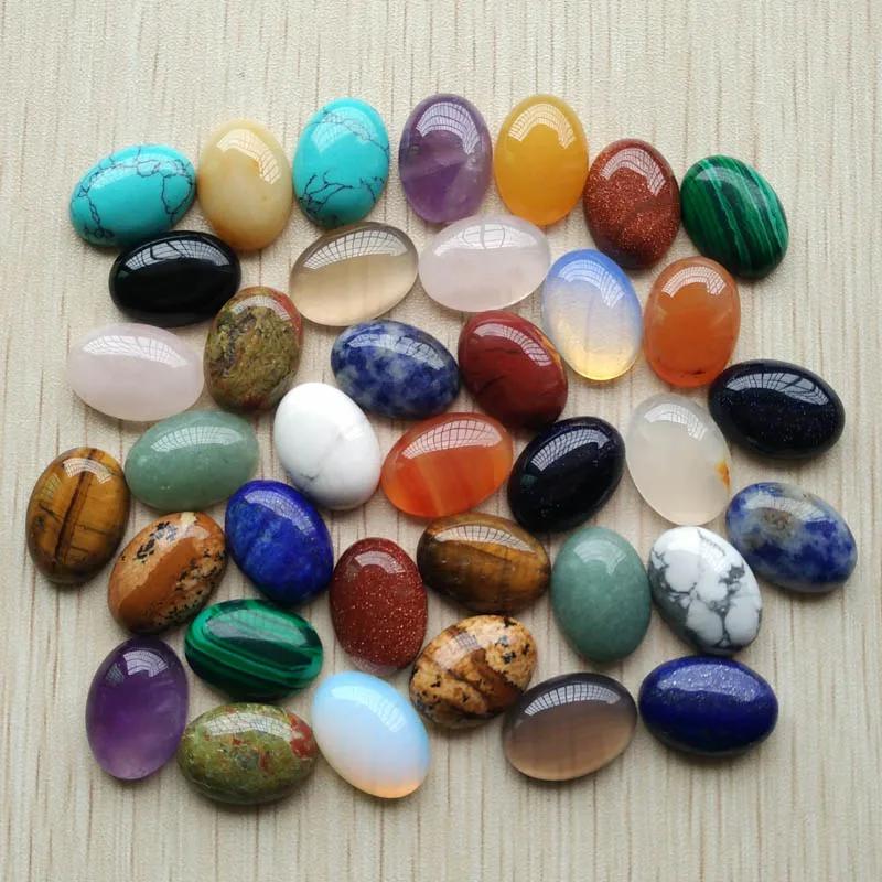 Ovale Cabochon-Perlen aus Naturstein – Modeschmuck & Accessoires (...