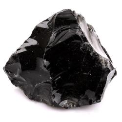Obsidienne brute - Pierre de cristal - Guérison et décoration naturelles