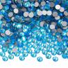 Strass bleus à dos plat : Pierres précieuses en verre cristal pour les ongles et les loisirs créatifs
