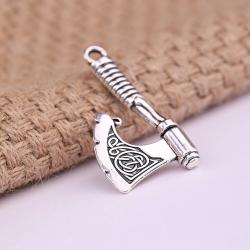 Pendentif hache viking | Amulette slave | Symbole de Péroun | Bijou à faire soi-même