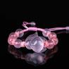 Armband mit Fuchsmotiv aus natürlichem rosa Achat | Chinesische Jade & Schnitzerei