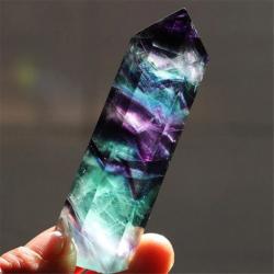 Baguettes en cristal de fluorite et d'améthyste : Décoration intérieure