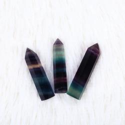 Baguettes en cristal de fluorite et d'améthyste : Décoration intérieure