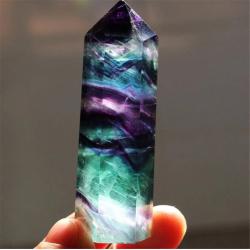 Baguettes en cristal de fluorite et d'améthyste : Décoration intérieure