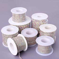 Chaînes de strass en cristal pour projets de bricolage - SS6 à SS16