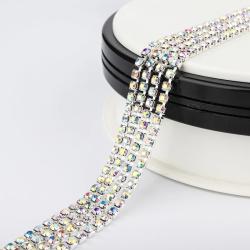 Kendin Yap Projeleri İçin Kristal Rhinestone Zincirler - SS6 - SS16