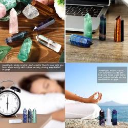 Baguette en pierre naturelle : Prisme hexagonal décoratif et cadeau