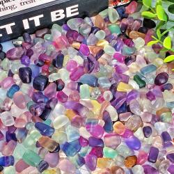 Éclats de cristal naturel - Pierres précieuses arc-en-ciel pour bijoux et décoration (50 g/100 g)
