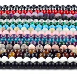 Colorful Gemstone Beads: Tiger Eye, Amazonite & More - DIY Bracelets