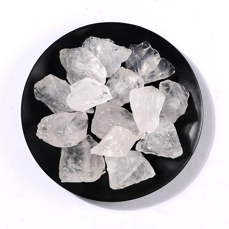 Cristal de quartz blanc brut : Pierres précieuses en vrac pour la guérison et l'énergie