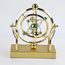 Orbite céleste à mouvement perpétuel | Sculpture de bureau cinétique