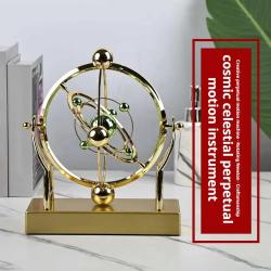 Orbite céleste à mouvement perpétuel | Sculpture de bureau cinétique