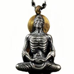 Collier amulette bouddhiste - Pendentifs Bouddha et Bodhisattva