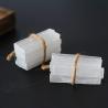 Bâtonnets et baguettes de cristal de sélénite pour la méditation et la décoration