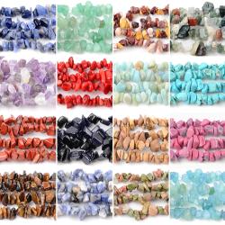 Perles et éclats de pierre naturelle pour la création de bijoux et le bricolage /br