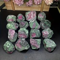 Raw Ruby Zoisite: Red-Green Treasures for Healing & Meditation