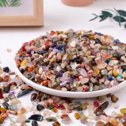 Gravier cristallin naturel et minéraux pour le Reiki et les aquariums