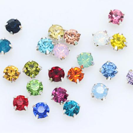 Strass en verre cristal : Bijoux à coudre pour loisirs créatifs et vêtements