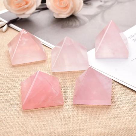 Pyramide de quartz rose : Guérison énergétique et équilibrage des chakras