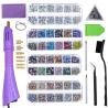 Kit d'application de strass à faire soi-même | Cristaux thermocollants et baguette