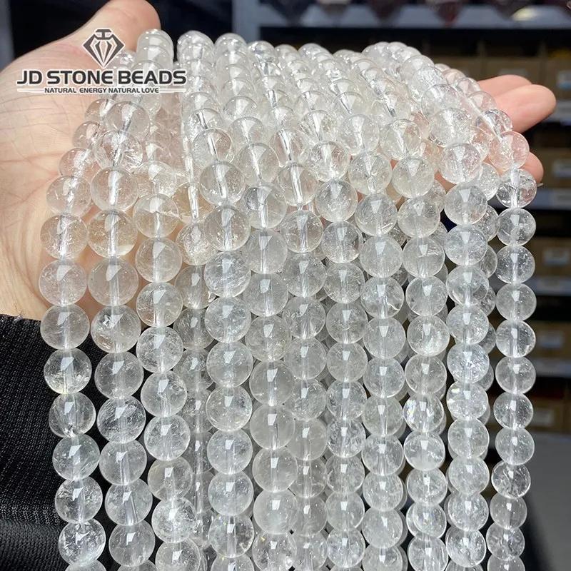 Doğal Kaya Kuvars Boncukları - Takı Yapımı İçin 3A Kalite