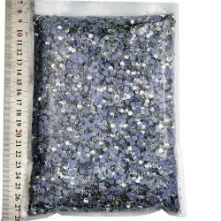 DMC AB Glitter Rhinestones - 14,400 Pcs Bulk Pack, Iron On Gems