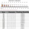 DMC AB Glitter Rhinestones - 14,400 Pcs Bulk Pack, Iron On Gems
