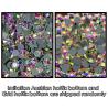 DMC AB Glitter Rhinestones - 14,400 Pcs Bulk Pack, Iron On Gems