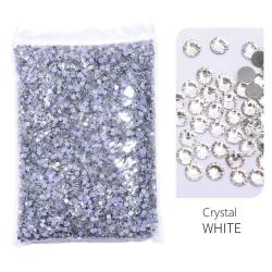 DMC AB Glitter Rhinestones - 14,400 Pcs Bulk Pack, Iron On Gems