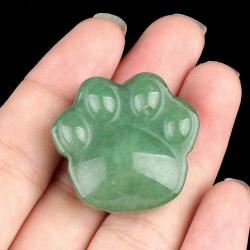Ametist ve Pembe Kuvars Kristal Kedi Patileri | Şifalı Taş Dekorasyonu