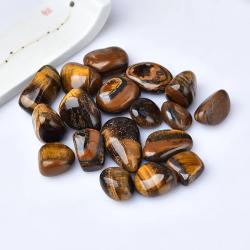 Ensemble de grands cristaux œil de tigre et quartz - Décoration aux vertus naturelles