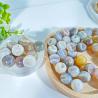 Géode sphérique en agate : Décoration en cristal naturel et bijoux à faire soi-même