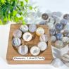 Géode sphérique en agate : Décoration en cristal naturel et bijoux à faire soi-même