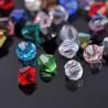 Perles biconiques en cristal - Perles d'espacement à facettes pour la création de bijoux
