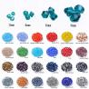 Perles biconiques en cristal - Perles d'espacement à facettes pour la création de bijoux