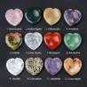 Heart Crystal Worry Stone: Reiki Healing & Meditation