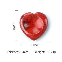 Heart Crystal Worry Stone: Reiki Healing & Meditation