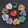 Heart Crystal Worry Stone: Reiki Healing & Meditation