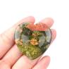 Heart Crystal Worry Stone: Reiki Healing & Meditation