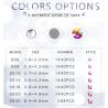 Strass multicolores pour ongles et loisirs créatifs - Cristaux à dos plat QIAO