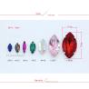Strasssteine ​​zum Aufnähen | Navette-Glassteine ​​für Schmuck und Bastelarbeiten