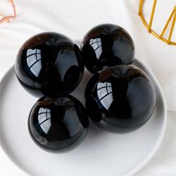 Black Obsidian Sphere | Healing Crystal Ball for Reiki & Feng Shui
