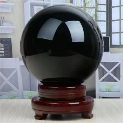 Black Obsidian Sphere | Healing Crystal Ball for Reiki & Feng Shui