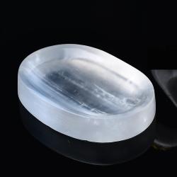 Bol en sélénite | Grille de cristal de quartz sculpté pour le Reiki et le Feng Shui