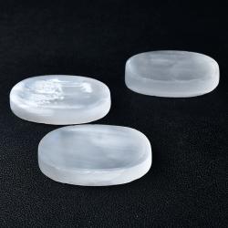 Selenite Bowl | Carved Quartz Crystal Grid for Reiki & Feng Shui