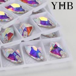 Cristaux de verre Galactic Axe : strass scintillants pour loisirs créatifs et mode