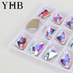 Cristaux de verre Galactic Axe : strass scintillants pour loisirs créatifs et mode
