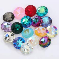 Gros strass ronds pour loisirs créatifs - Cristaux et fleurs à faire soi-même