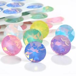 Gros strass ronds pour loisirs créatifs - Cristaux et fleurs à faire soi-même