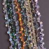 Perles de cristal colorées en forme de larme pour la création de bijoux